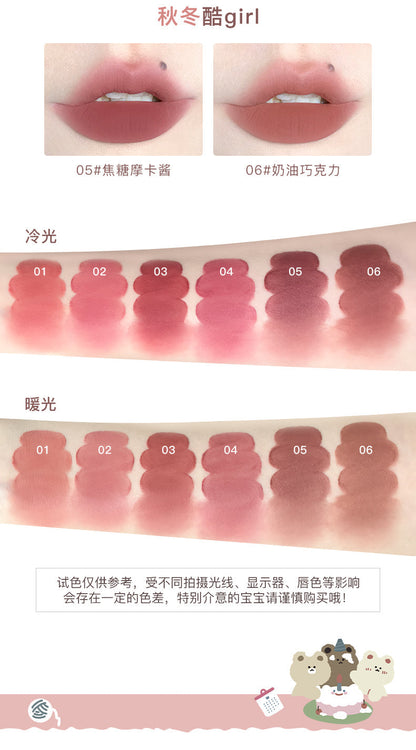 花洛莉亚-花菜熊奶糕唇霜